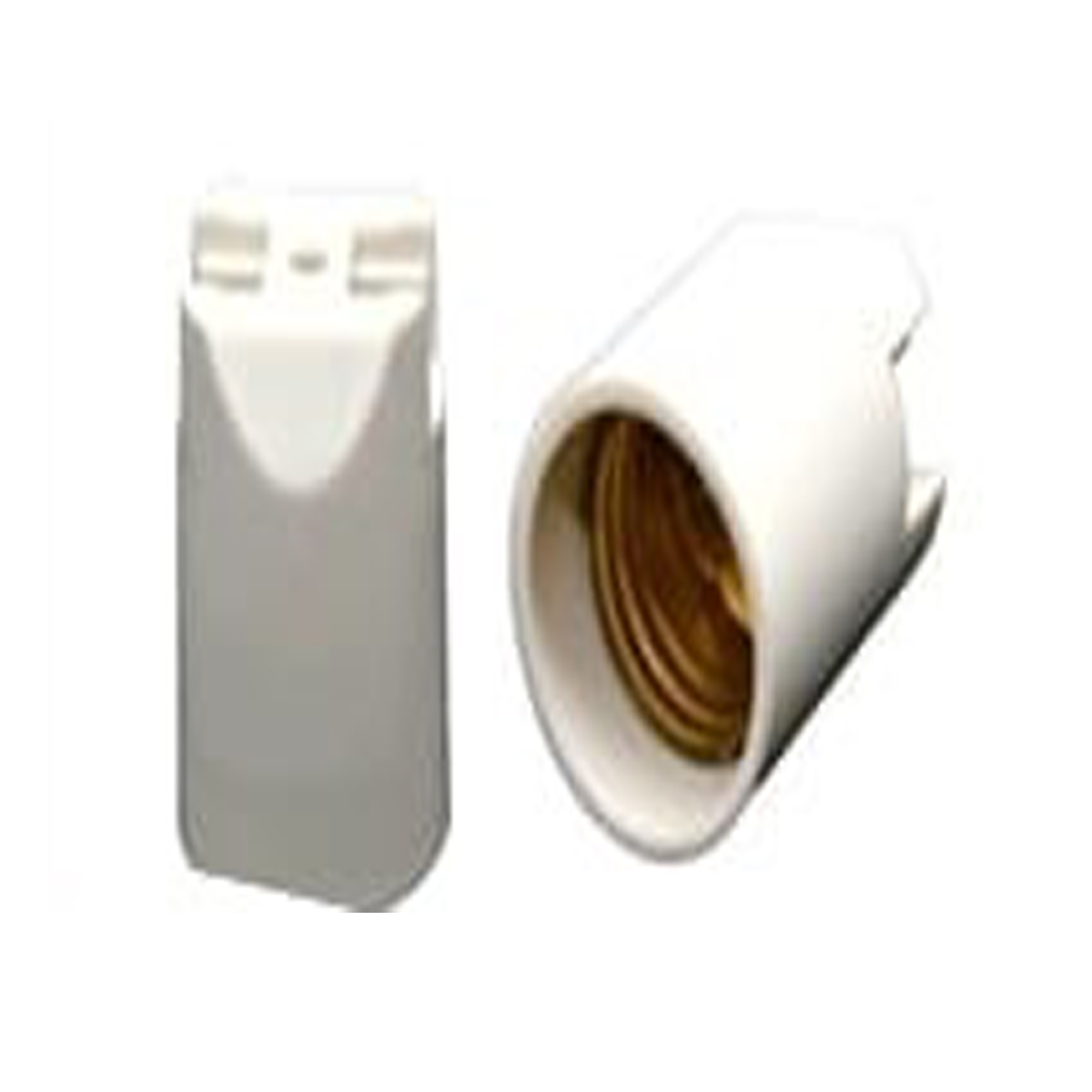 SOQUETE E27 PORCELANA RETO