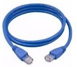 CABO DE REDE PATCH CORD 01,5 METRO CAT-5E AZUL